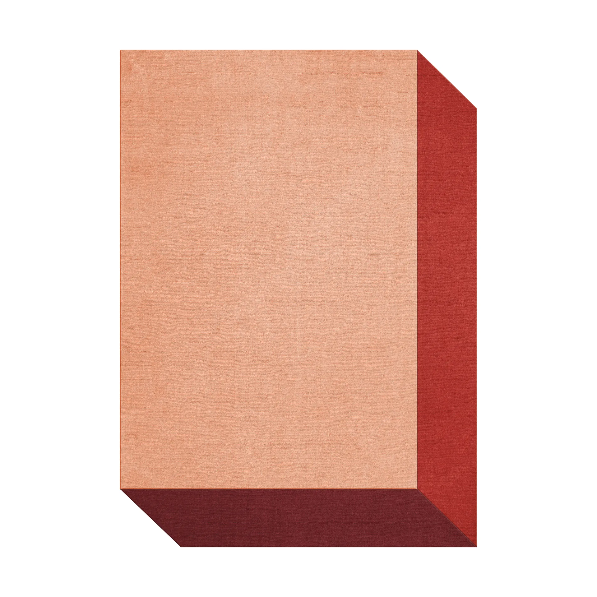 Teklan Box Wollteppich, Corals, 200x300 cm Layered