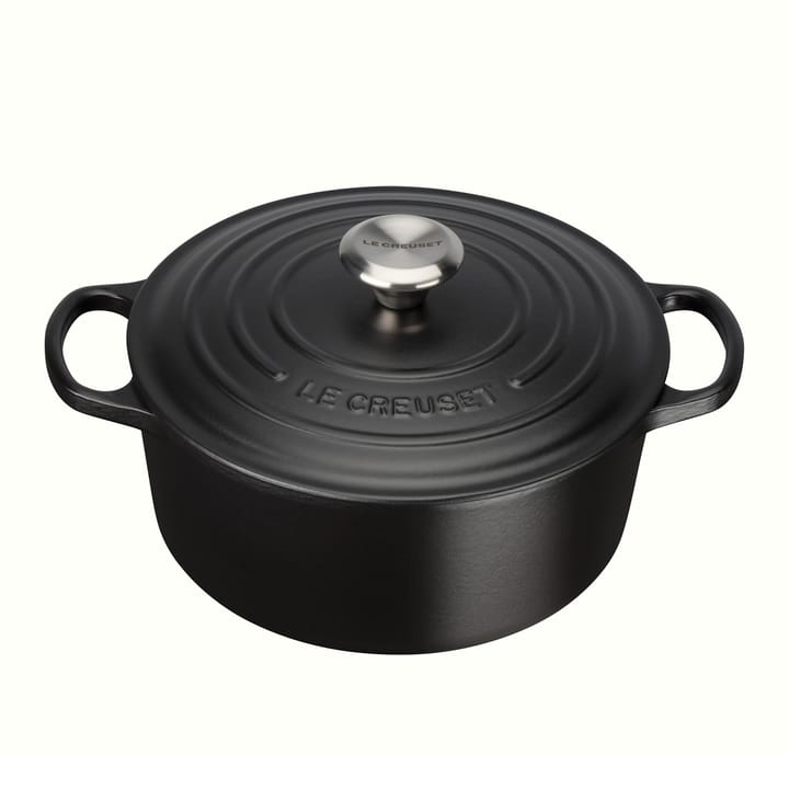 Le Creuset Bräter rund 4,2 l - Matte Black - Le Creuset