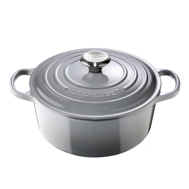 Le Creuset Bräter rund 4,2 l - Perlgrau - Le Creuset