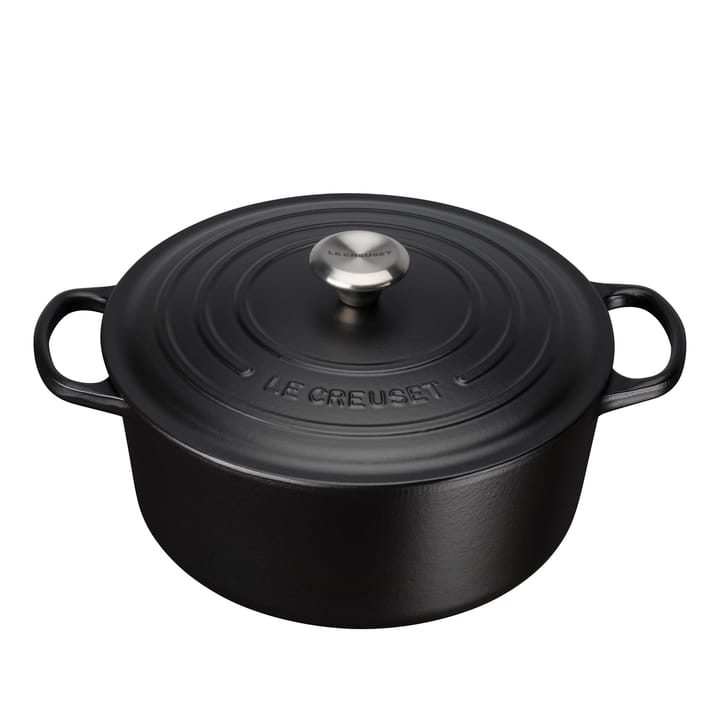 Le Creuset Bräter rund 5,3 l - Matte black - Le Creuset