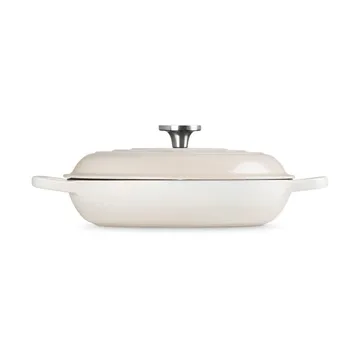 Le Creuset Classic Gusseisen-Buffetbräter mit Glasdeckel - Baiser, 3,5 l - Le Creuset