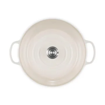 Le Creuset Classic Gusseisen-Buffetbräter mit Glasdeckel - Baiser, 3,5 l - Le Creuset