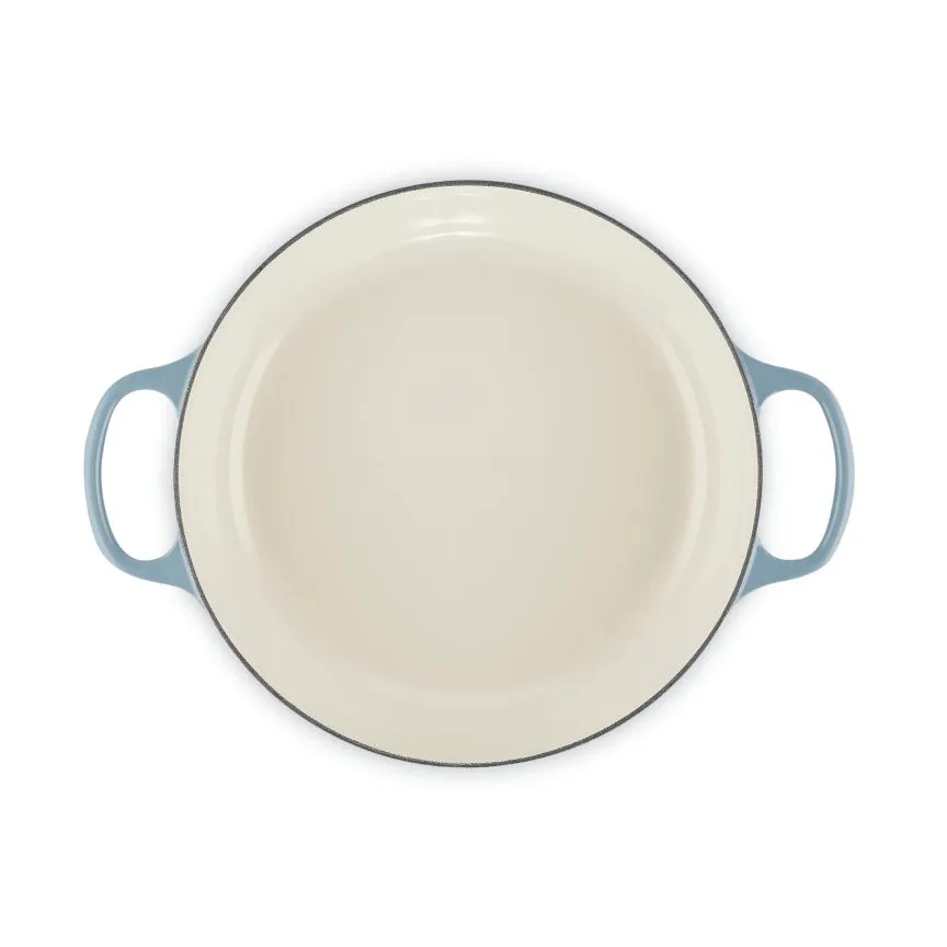 Le Creuset Classic Gusseisen-Buffetbräter mit Glasdeckel, Chambray, 3,5 l Le Creuset