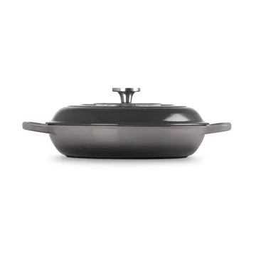 Le Creuset Classic Gusseisen-Buffetbräter mit Glasdeckel - Feuerstein, 3,5 l - Le Creuset