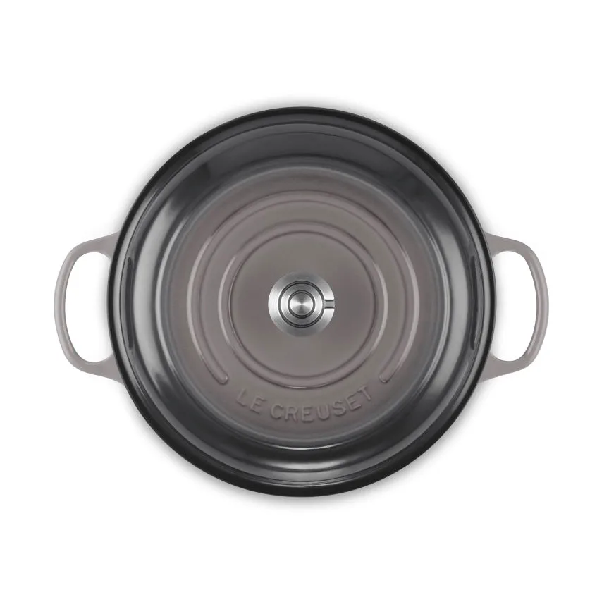 Le Creuset Classic Gusseisen-Buffetbräter mit Glasdeckel, Feuerstein, 3,5 l Le Creuset