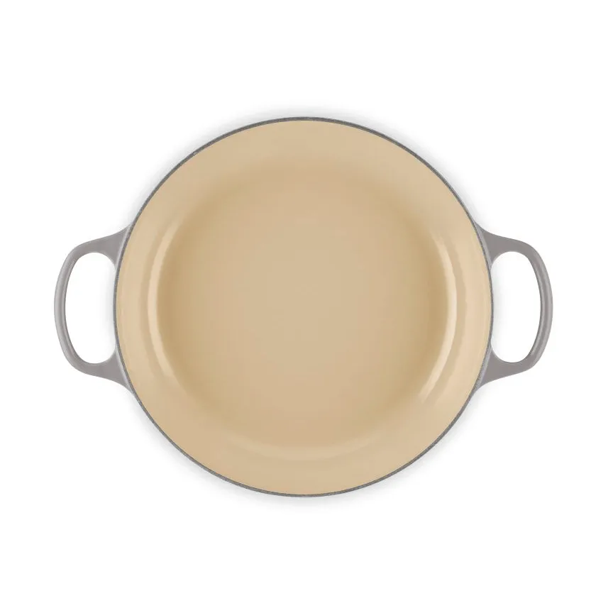 Le Creuset Classic Gusseisen-Buffetbräter mit Glasdeckel, Feuerstein, 3,5 l Le Creuset