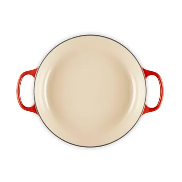 Le Creuset Classic Gusseisen-Buffetbräter mit Glasdeckel - Karmesinrot, 3,5 l - Le Creuset