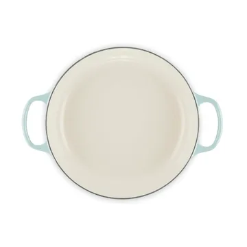 Le Creuset Classic Gusseisen-Buffetbräter mit Glasdeckel - Meersalz, 3,5 l - Le Creuset
