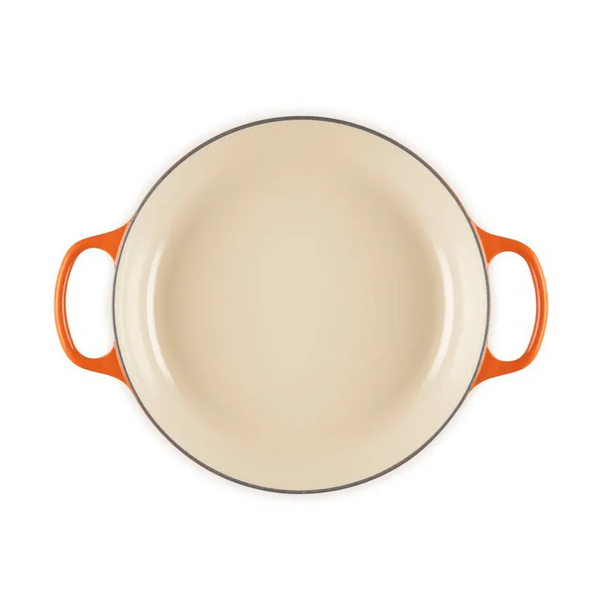 Le Creuset Classic Gusseisen-Buffetbräter mit Glasdeckel, Volcanic, 3,5 l Le Creuset
