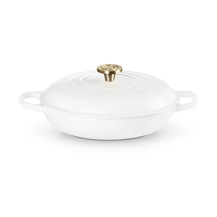 Le Creuset Classic Gusseisen-Buffetbräter - Weiß, 3,5 l - Le Creuset