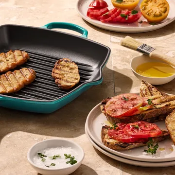 Le Creuset Grillpfanne 26cm - Bleu Riviera - Le Creuset