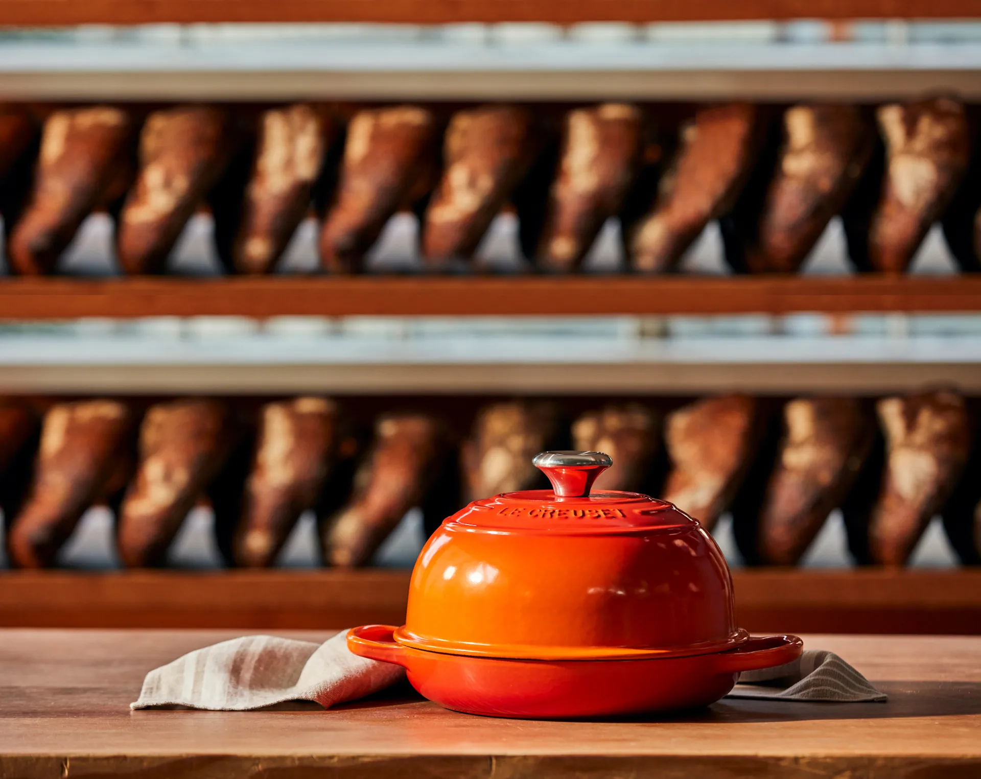 Le Creuset Gusseisen-Brotform, Flame Le Creuset