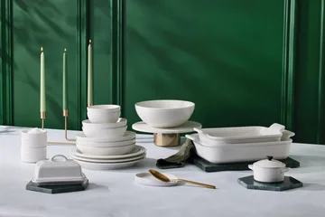 Le Creuset Heritage Auflaufform 32cm - Weiß - Le Creuset