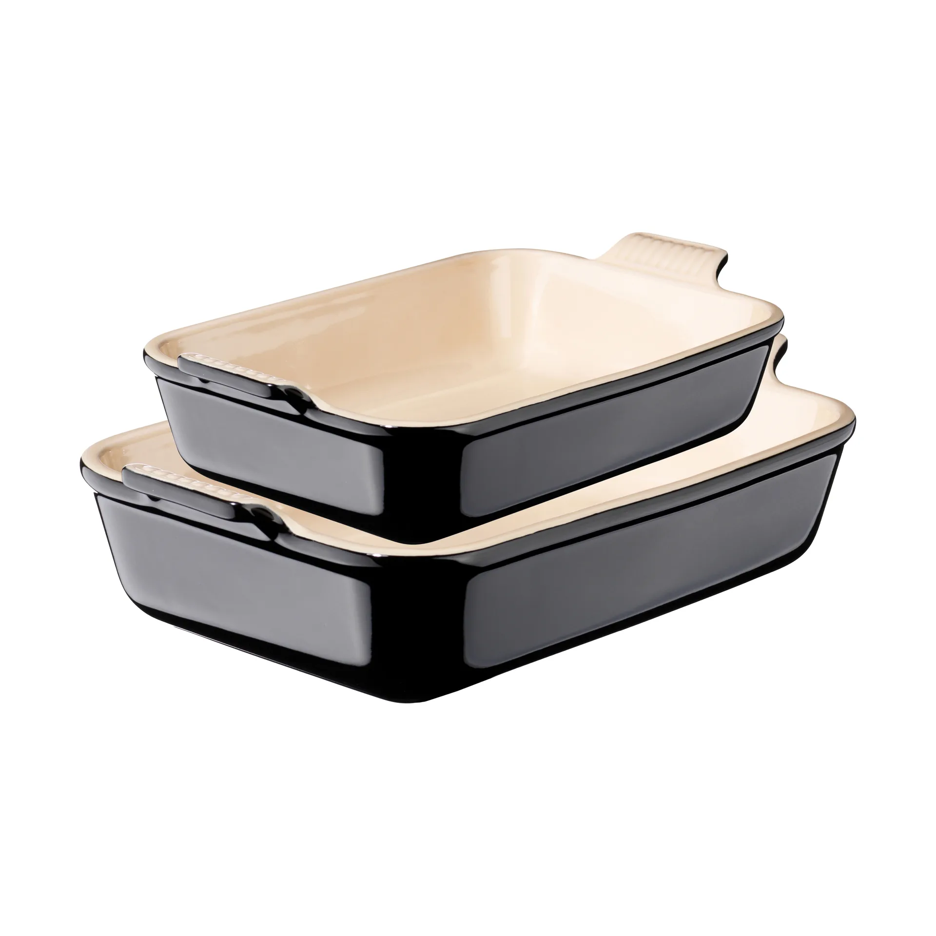 Le Creuset Heritage Ofenform-Set 2 Teile - Black,  Le Creuset