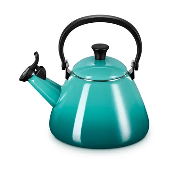 Le Creuset Kone Wasserkessel mit Pfeife - Bleu Riviera - Le Creuset