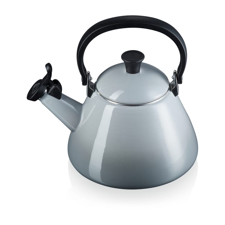 Le Creuset Kone Wasserkessel mit Pfeife, Mist gray Le Creuset