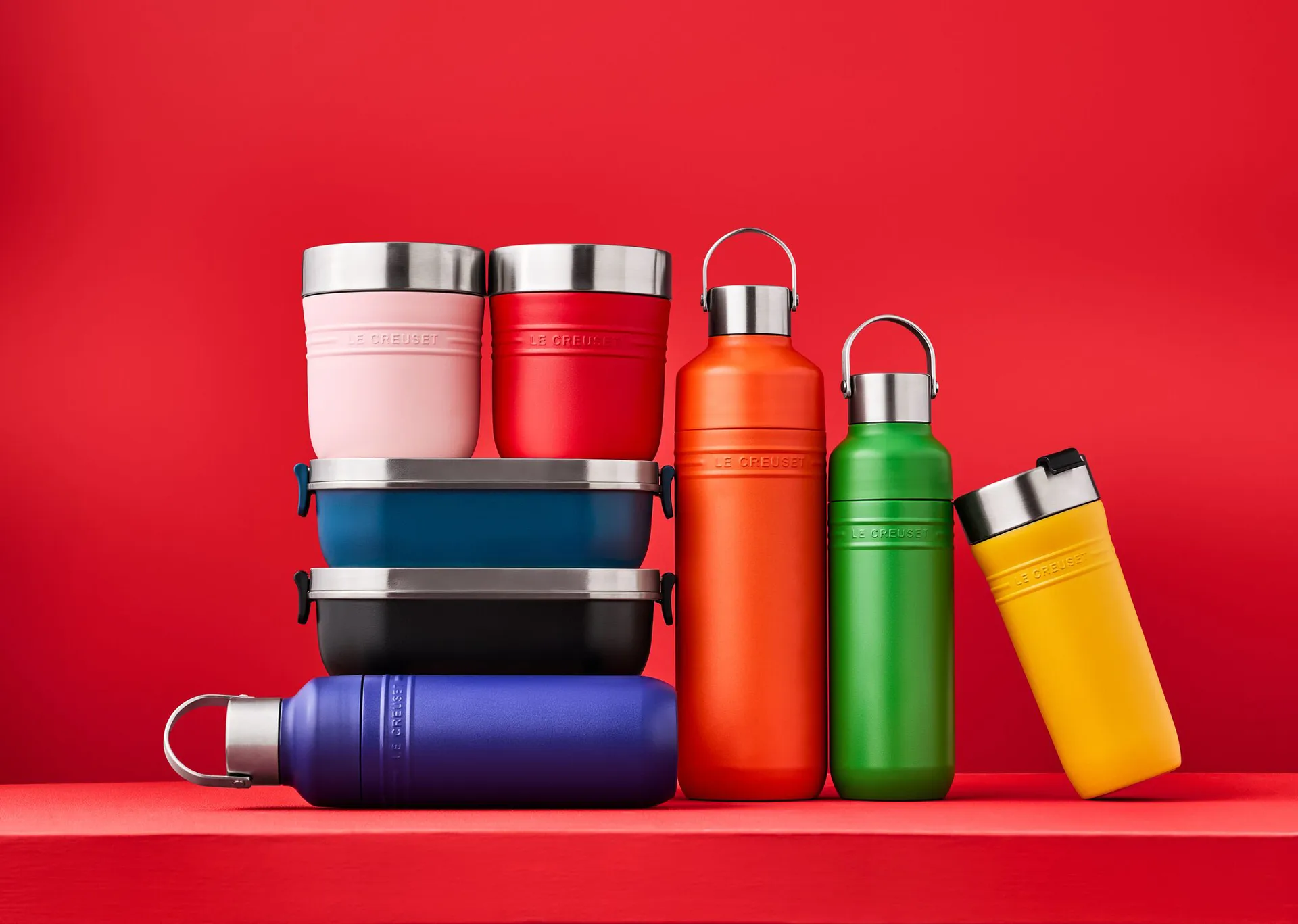 Le Creuset On The Go Thermosflasche 0,5 L, Bamboo Le Creuset