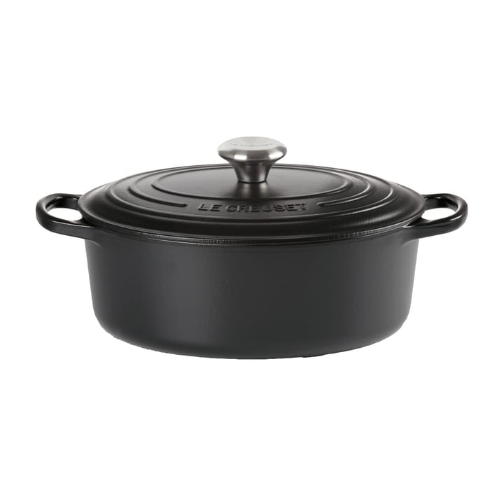 Le Creuset ovaler Topf 6,3 l - Matte black - Le Creuset