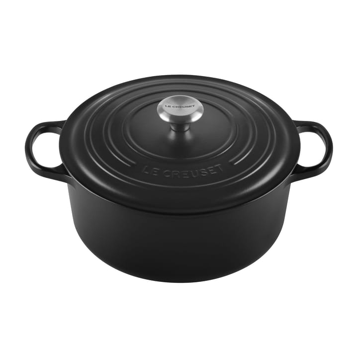 Le Creuset runder Topf 6,7 l - Matte black - Le Creuset