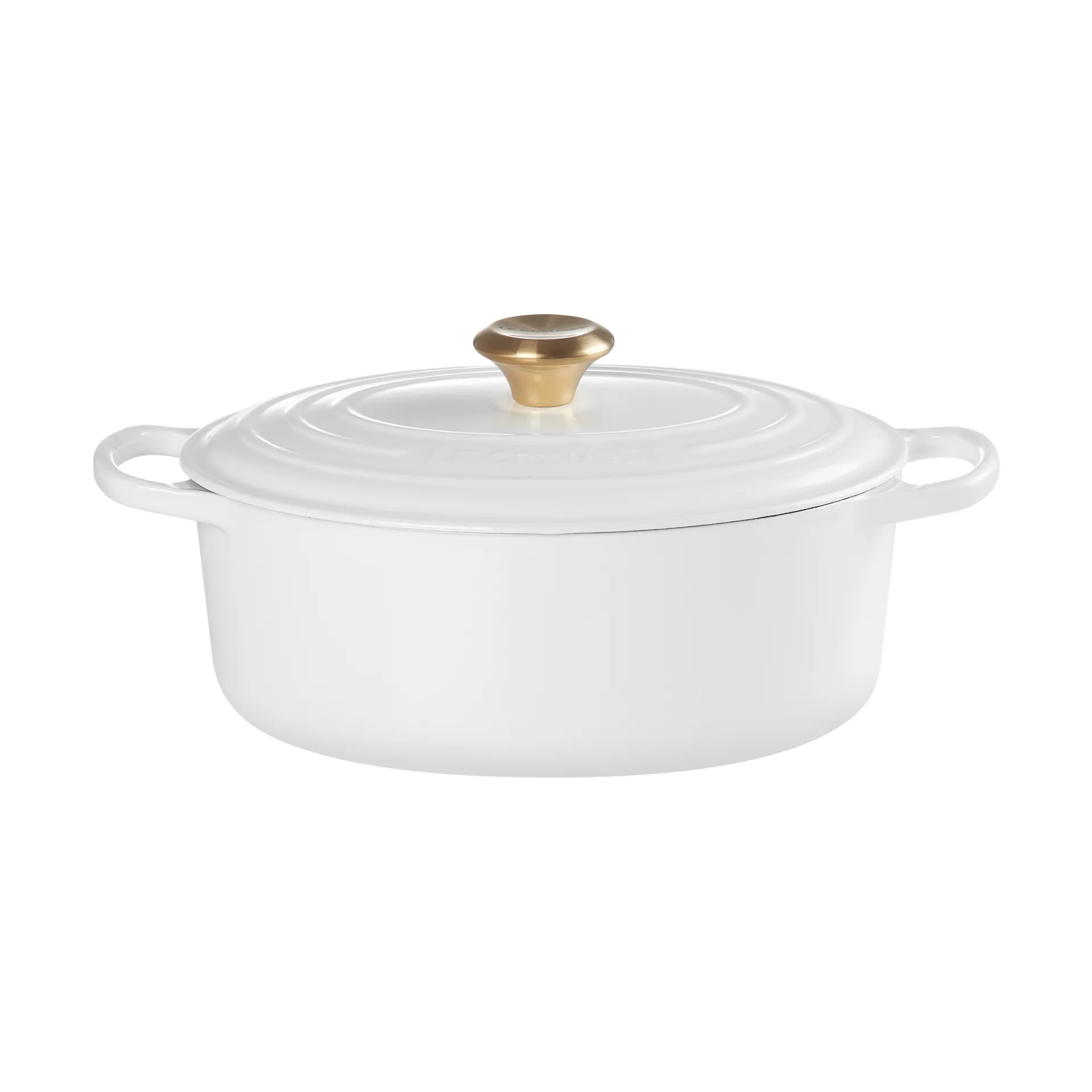 Le Creuset Signature Bräter oval 4,1 l, Weiß Le Creuset