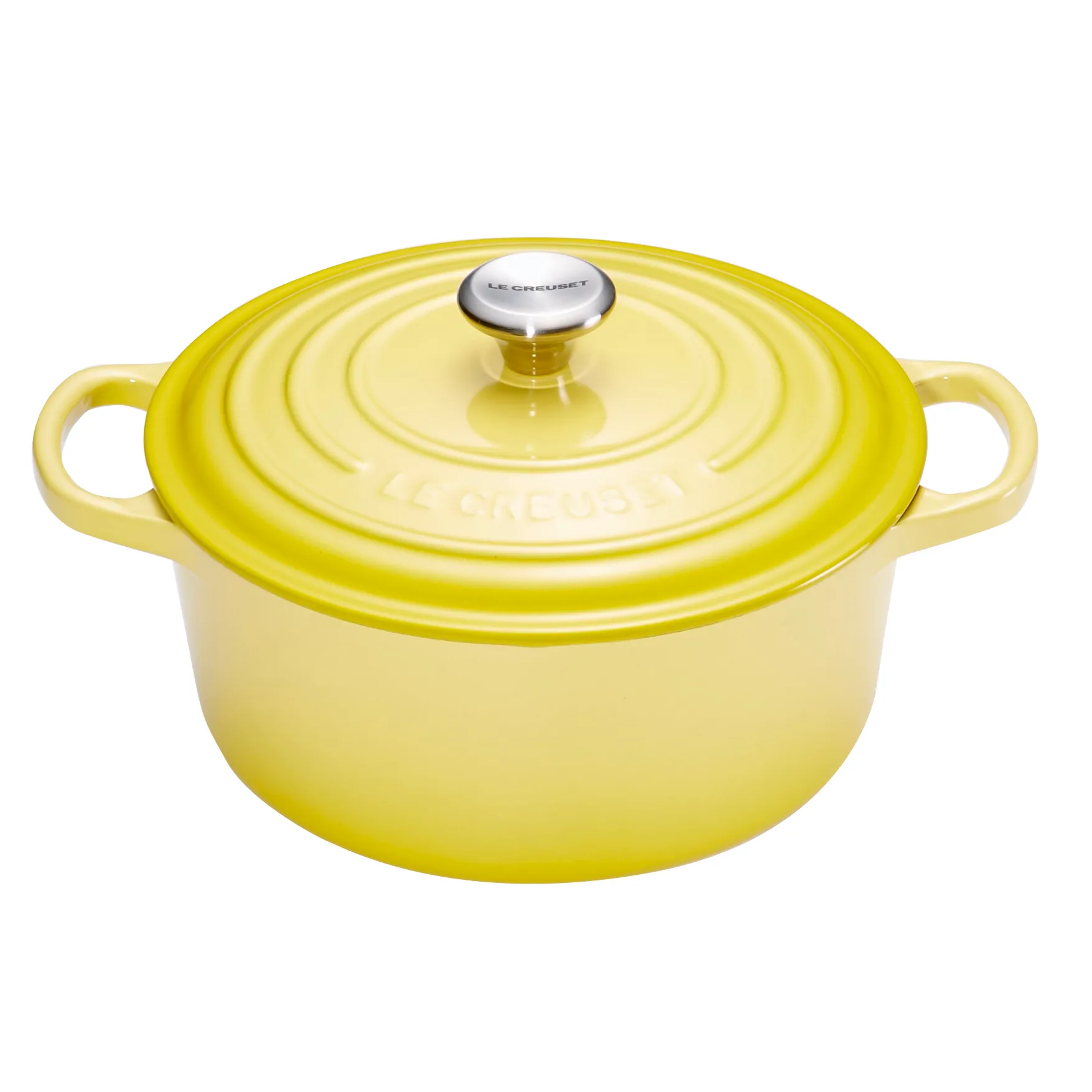 Le Creuset Signature Bräter rund 4,2 l, Citrus Le Creuset