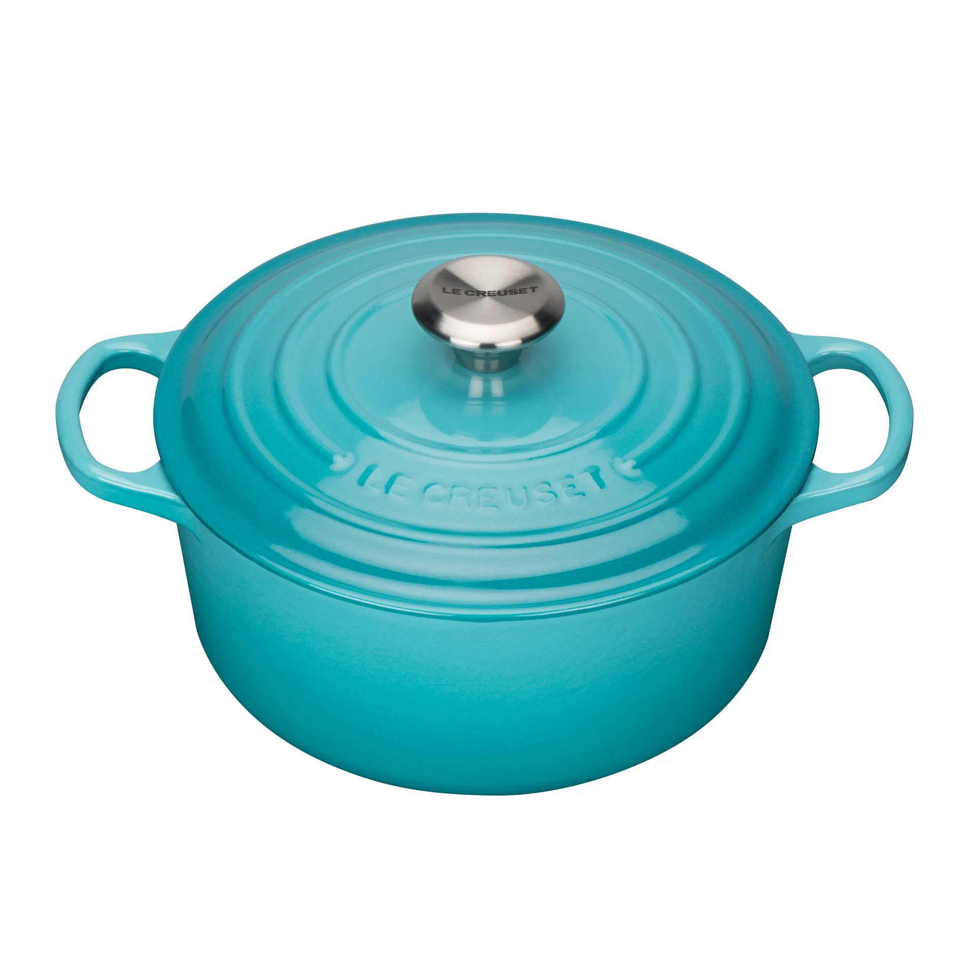 Le Creuset Signature Bräter rund 4,2 l, Karibik Le Creuset