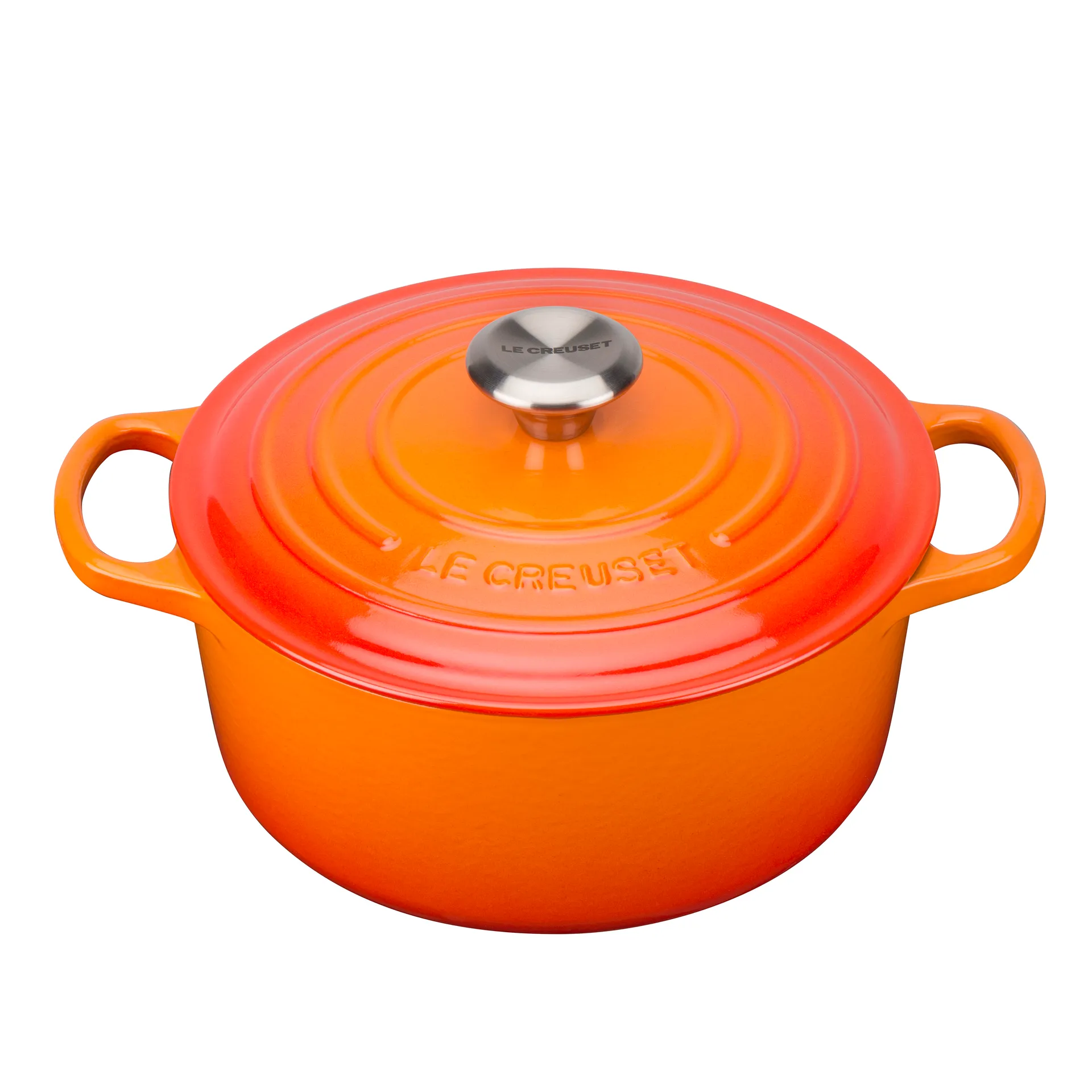 Le Creuset Signature Bräter rund 4,2 l, Ofenrot Le Creuset