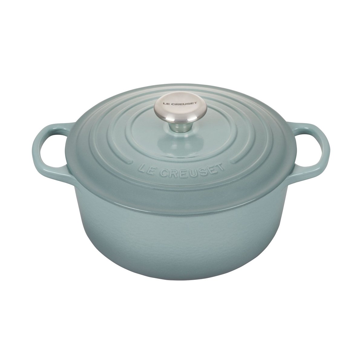 Le Creuset Le Creuset Signature Bräter rund 4,2 l Sea Salt