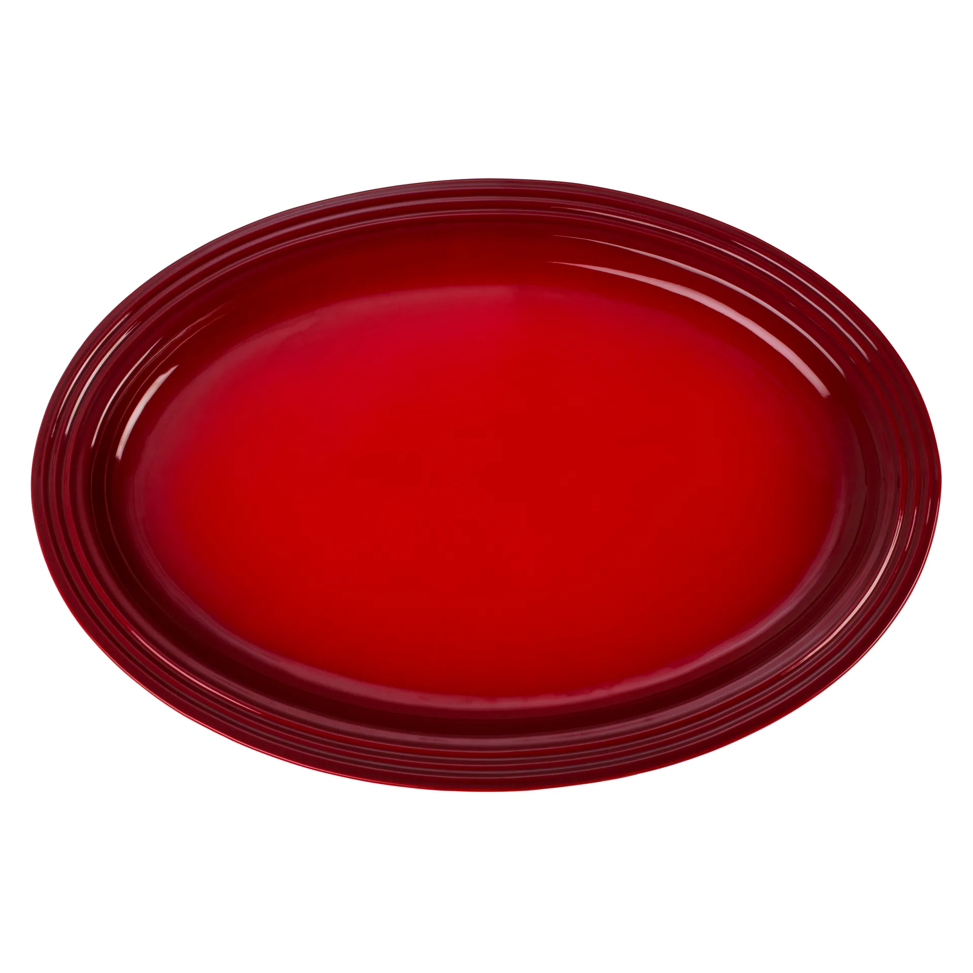 Le Creuset Signature groß Servierteller 46cm, Cerise Le Creuset