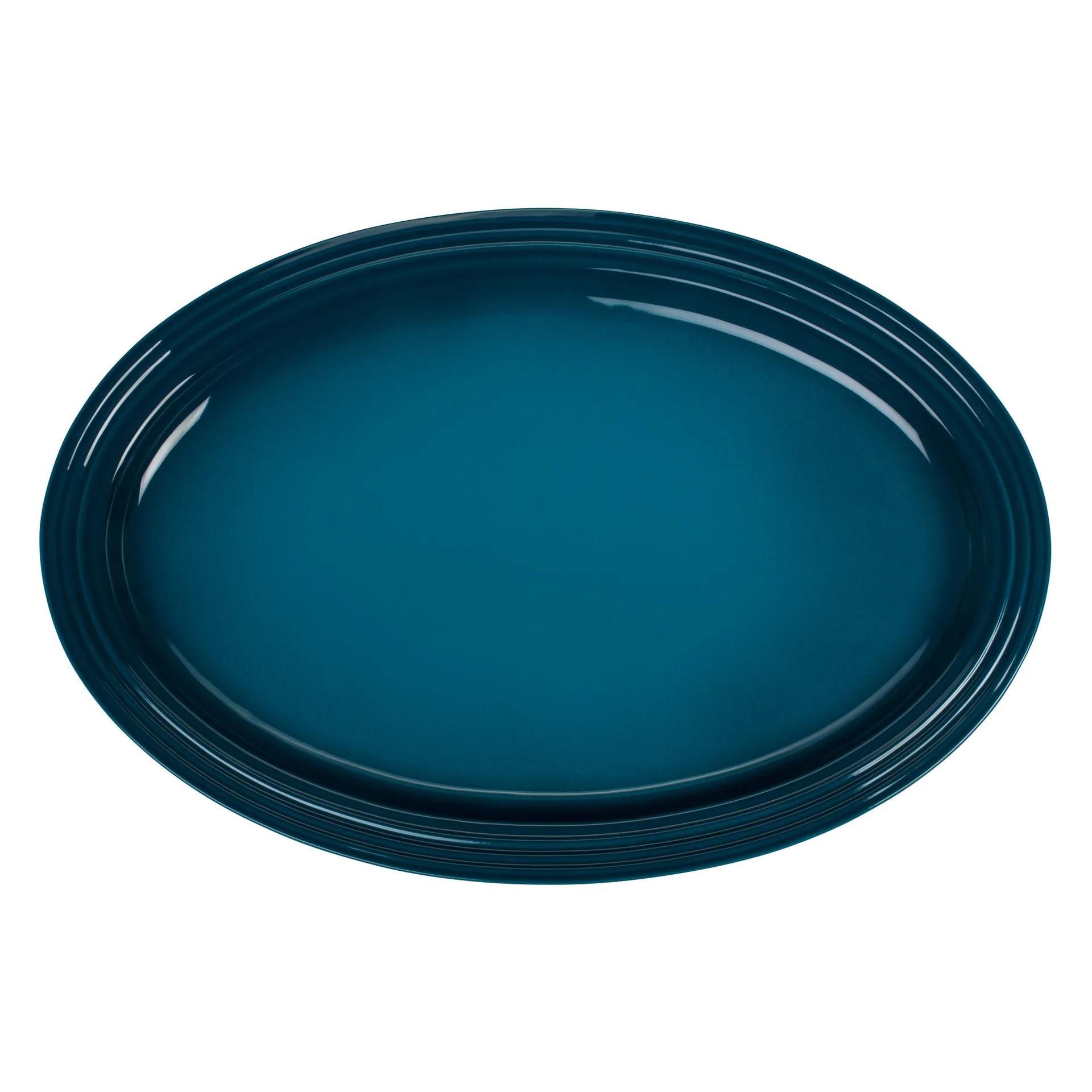 Le Creuset Signature groß Servierteller 46cm, Deep Teal Le Creuset