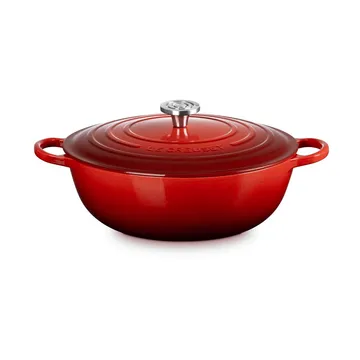 Le Creuset Signature Gusseisen-Bräter - Cerise, 7 l - Le Creuset