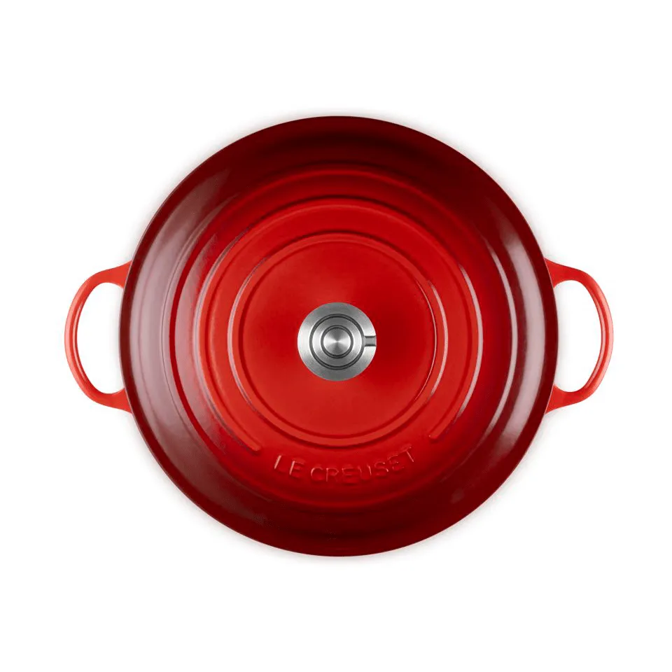 Le Creuset Signature Gusseisen-Bräter, Cerise, 7 l Le Creuset