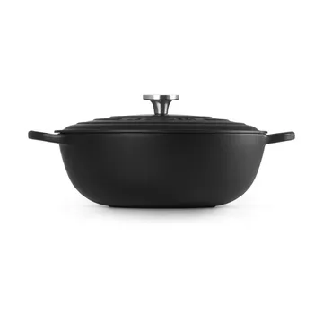 Le Creuset Signature Gusseisen-Bräter - Matt Schwarz, 7 l - Le Creuset