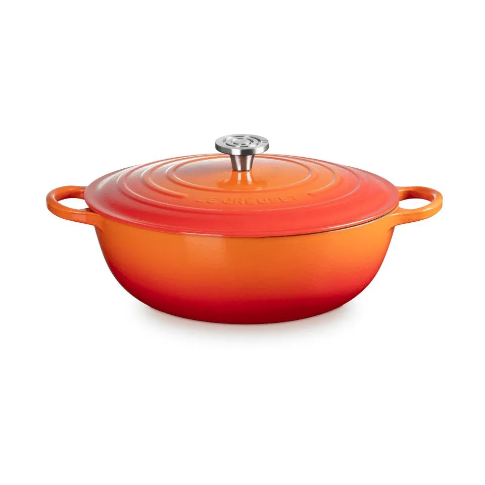 Le Creuset Signature Gusseisen-Bräter, Vulkanisch, 7 l Le Creuset