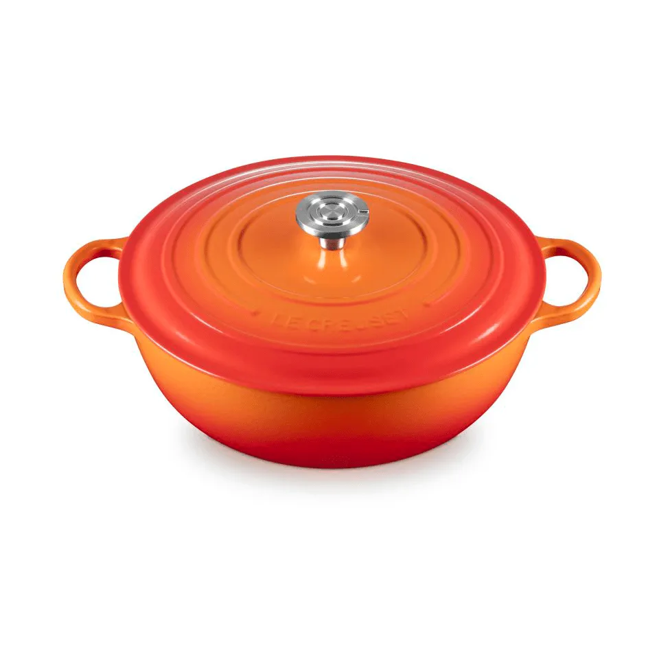 Le Creuset Signature Gusseisen-Bräter, Vulkanisch, 7 l Le Creuset
