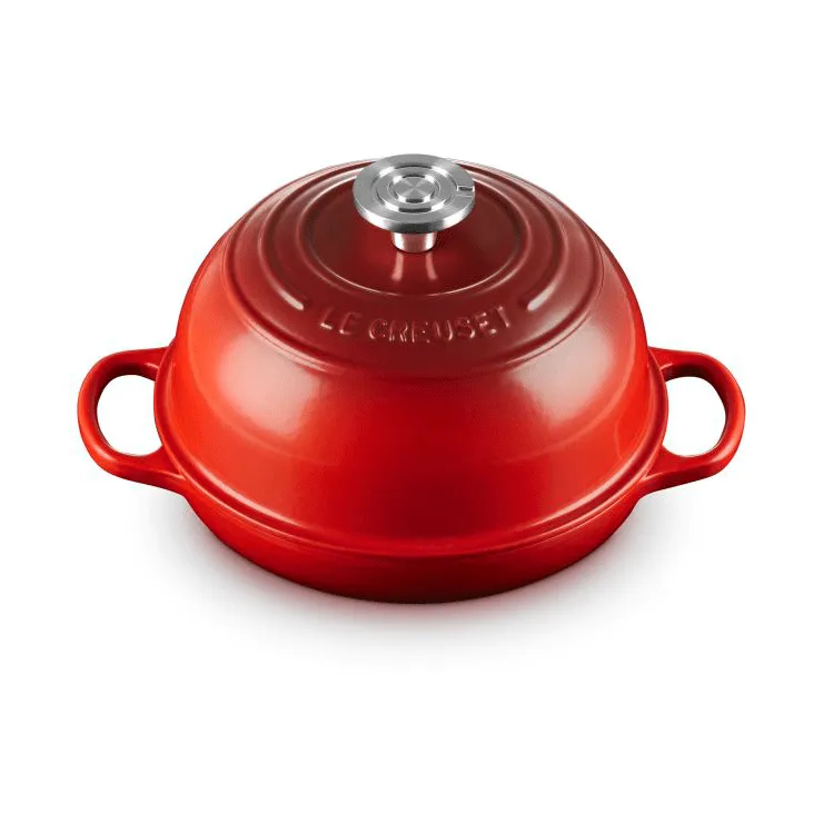Le Creuset Signature Gusseisen-Brotform, Cerise, 1,6 l, 24 cm Le Creuset