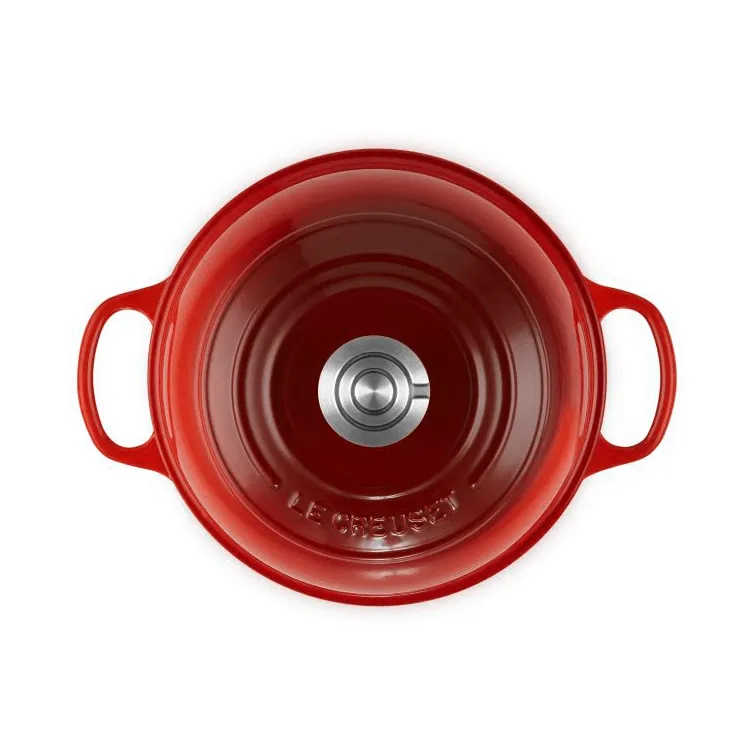 Le Creuset Signature Gusseisen-Brotform, Cerise, 1,6 l, 24 cm Le Creuset