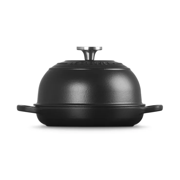Le Creuset Signature Gusseisen-Brotform, Schwarz, 1,6 l, 24 cm Le Creuset