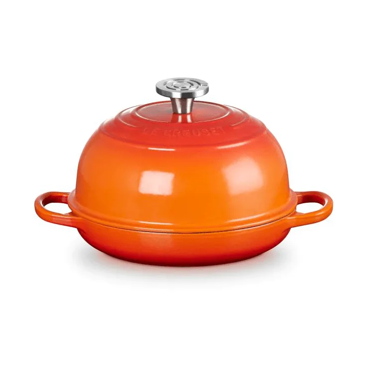 Le Creuset Signature Gusseisen-Brotform, Volcanic, 1,6 l, 24 cm Le Creuset