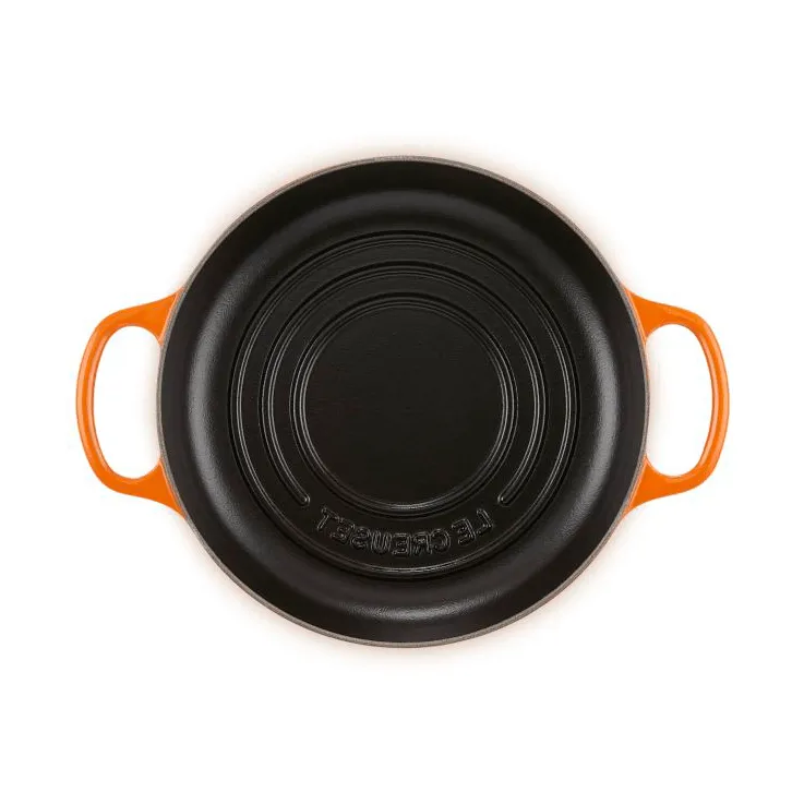 Le Creuset Signature Gusseisen-Brotform, Volcanic, 1,6 l, 24 cm Le Creuset