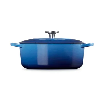 Le Creuset Signature Gusseisen ovale Kasserolle - Azure, 4,1 l - Le Creuset