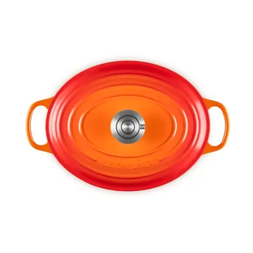 Le Creuset Signature Gusseisen ovale Kasserolle - Volcanic, 4,1 l - Le Creuset