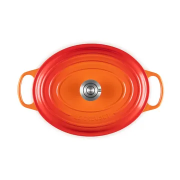 Le Creuset Signature Gusseisen ovale Kasserolle - Volcanic, 6,3 l - Le Creuset