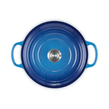 Le Creuset Signature Gusseisen runder Bräter - Azure, 3,3 l - Le Creuset