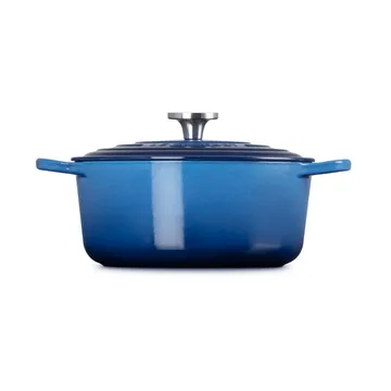 Le Creuset Signature Gusseisen runder Bräter - Azure, 5,3 l - Le Creuset