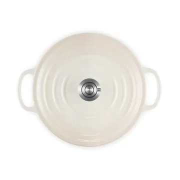 Le Creuset Signature Gusseisen runder Bräter - Baiser, 3,3 l - Le Creuset