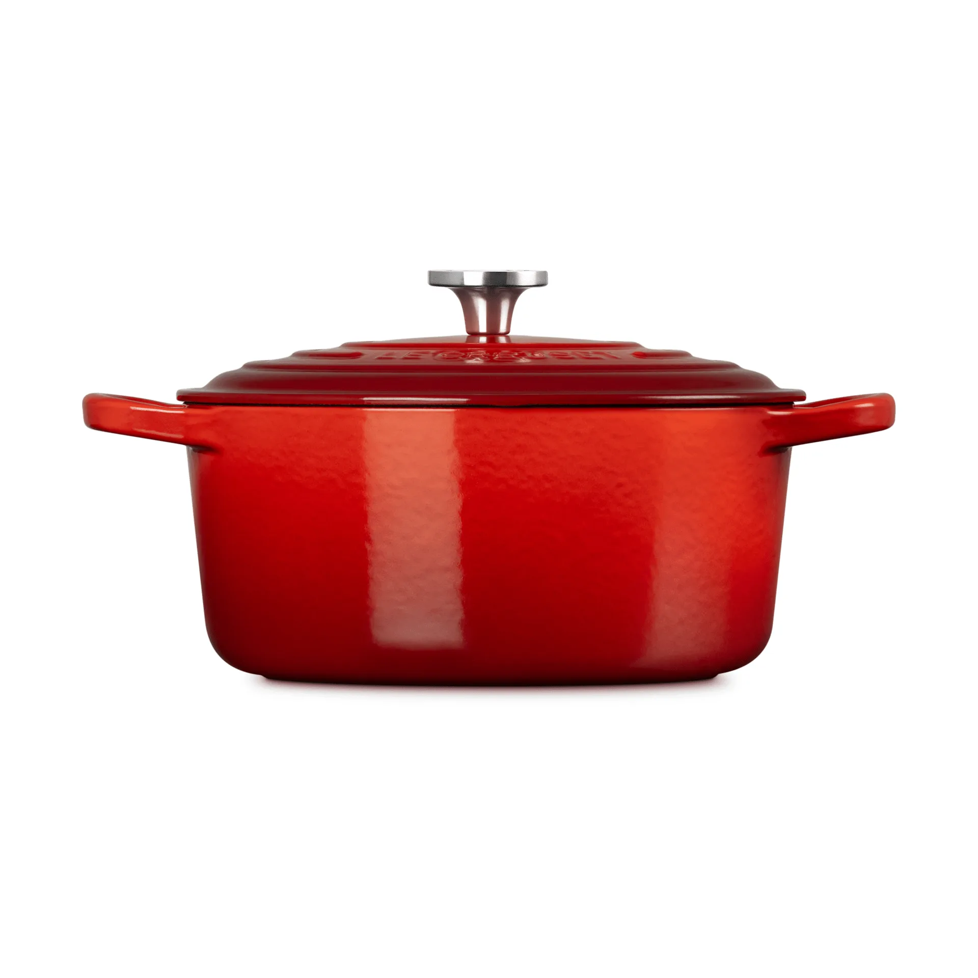 Le Creuset Signature Gusseisen runder Bräter, Cerise, 3,3 l Le Creuset