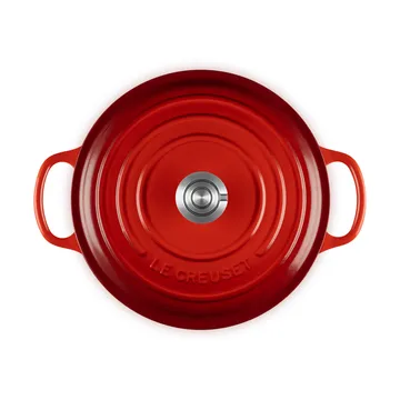 Le Creuset Signature Gusseisen runder Bräter - Cerise, 3,3 l - Le Creuset