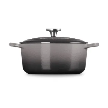 Le Creuset Signature Gusseisen runder Bräter - Flint, 4,2 l - Le Creuset