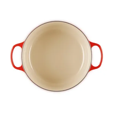 Le Creuset Signature Gusseisen runder Bräter - Kirschrot, 6,7 l - Le Creuset